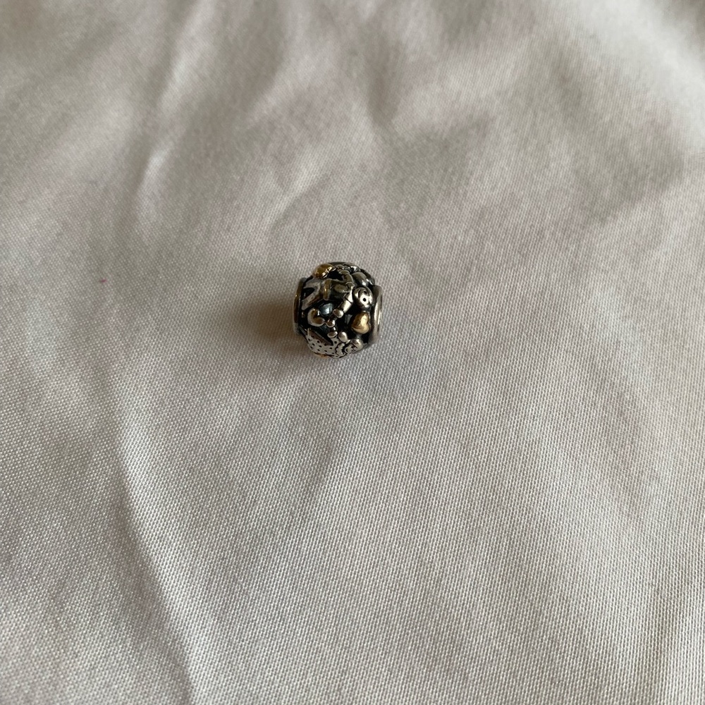 Pandora Silver and Gold Family Charm
